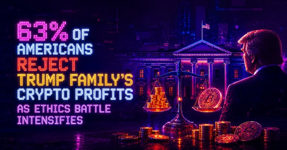 63% of Americans Reject Trump Family’s Crypto Profits as Ethics Battle Intensifies