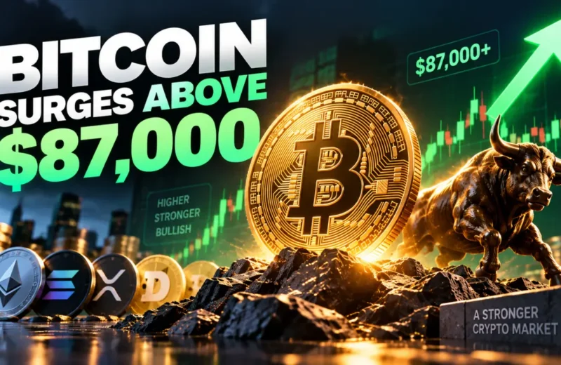 Bitcoin Surges Above $87k